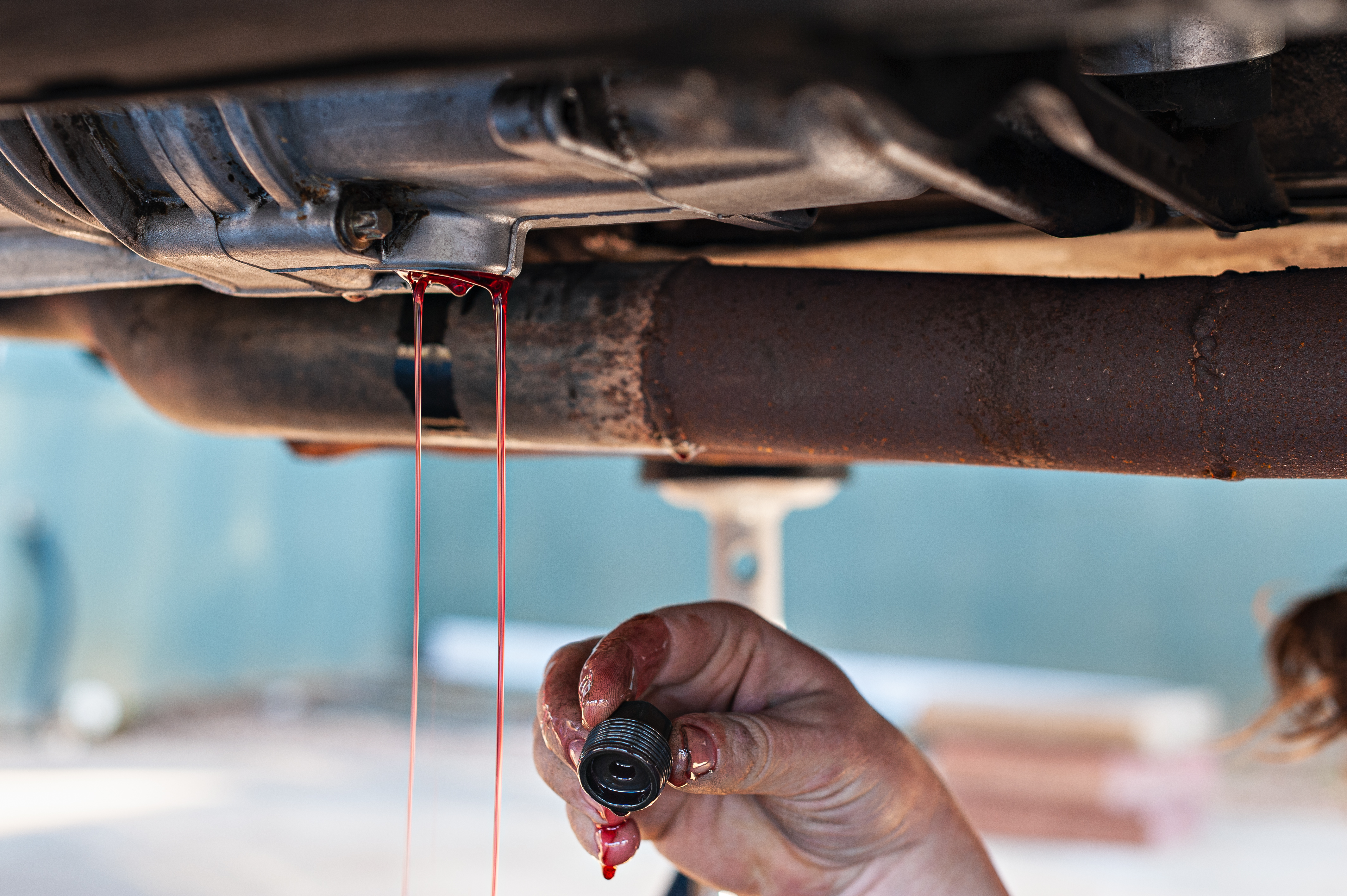 Oil change service in Austin